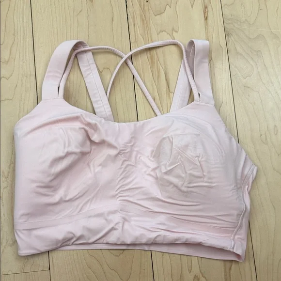 Lululemon Light Pink Bralette with Crossback Straps - Picture 1 of 2